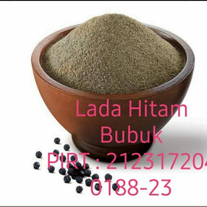 

Pure Black Pepper Powder 250gram / Lada Hitam Bubuk Murni 250gram