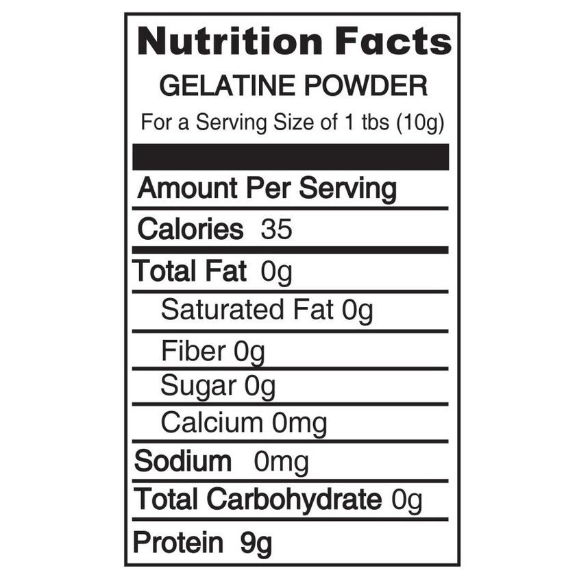 

Kualitas No1 Gelatin Bubuk Halal Premium Import (1 Kilogram) By Granology