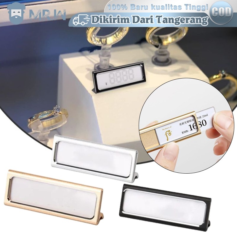 

Price Label Holder Bahan Logam Tag Harga Label Harga Price Tag Holder Price Tag Label Display