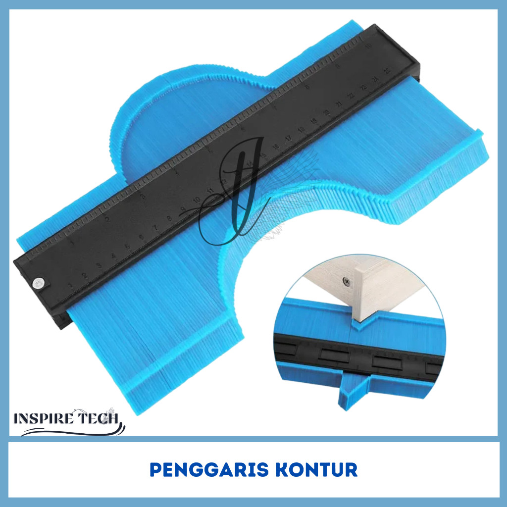 

penggaris siku sudut penggaris kontur alat ukur perata ubin keramik ukuran 5 6 10inch