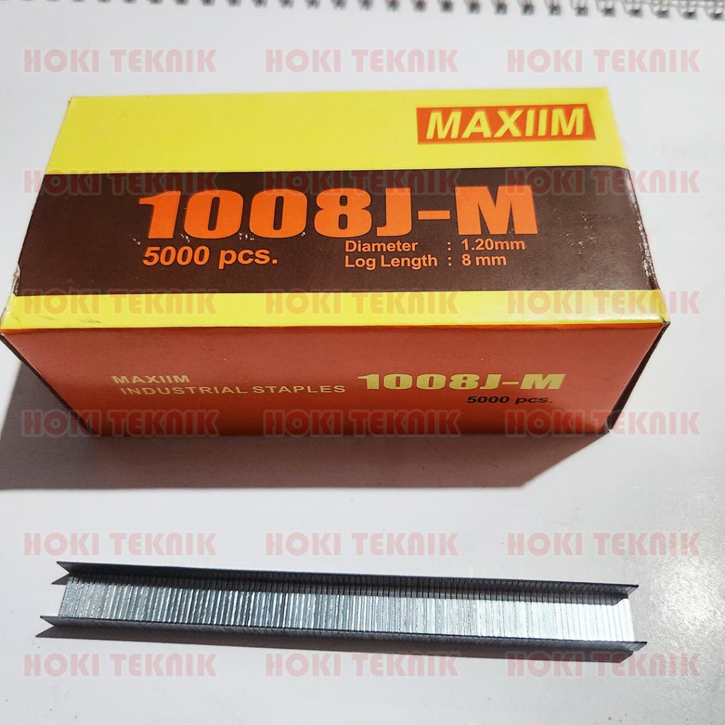 

Isi Staples angin 1008J Maxiim Air nailer