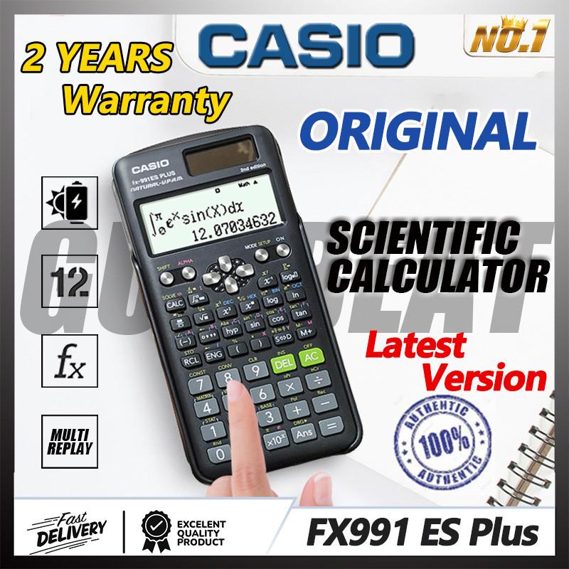 

Kalkulator Scientific Casio ilmiah FX-991EX/991ES-Plus Kalkulator Casio Scientific Calculator Casio