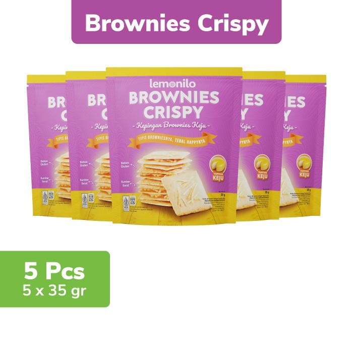 

NewZbgt- 5 Pcs Lemonilo Brownies Crispy Keju 35g