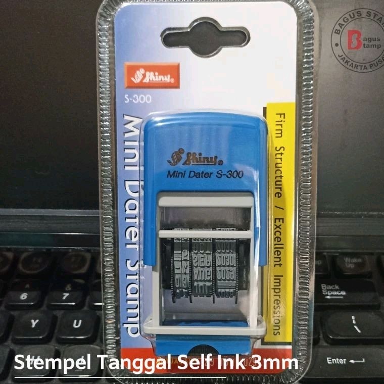 

Stempel Tanggal / Dater Otomatis Shiny S300 S 300 ( Mini Dater Stamp )