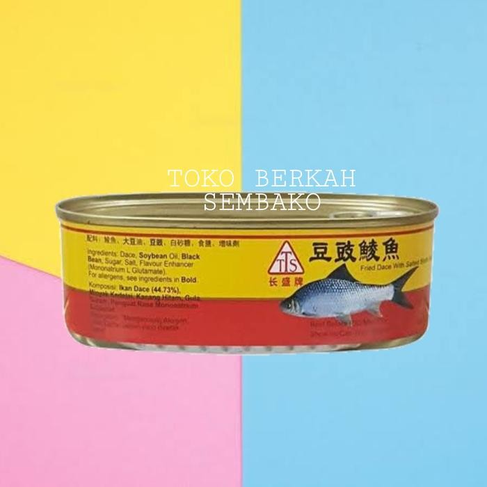 

NewZbgt- TTS Fried Dace With Salted Black Beans / Ikan Tausi Kaleng 184 gr