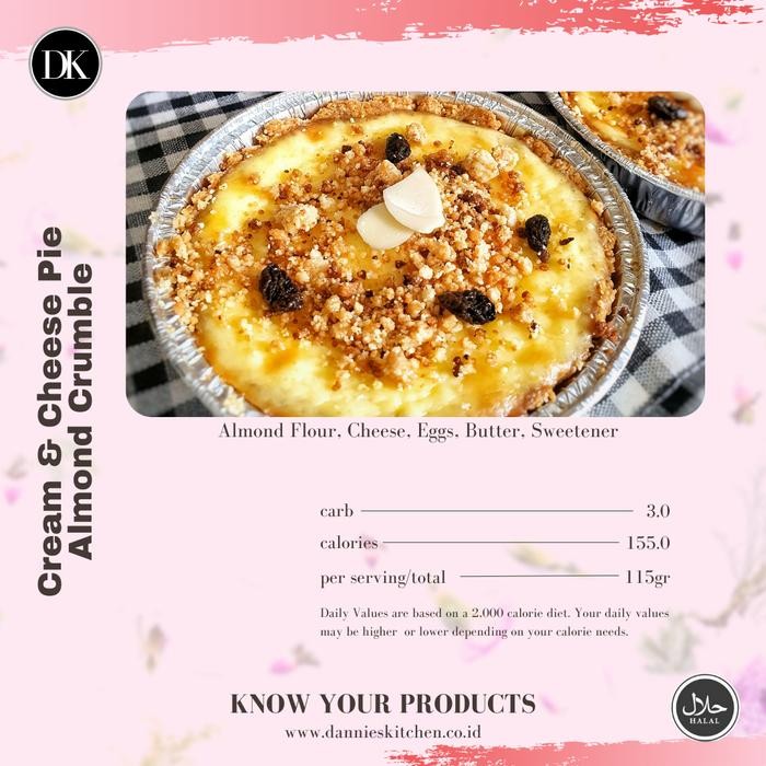 

NewZbgt- Cream & Cheese Pie w. Almond Crumble KETO