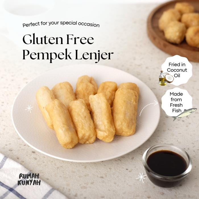 

NewZbgt- Gluten Free Pempek Ikan Tenggiri Halal No MSG Cemilan Sehat