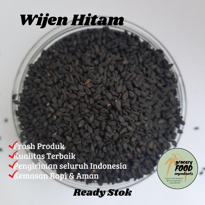 

NewZbgt- Organic Black Sesame Seed / Wijen Hitam - 500 gram