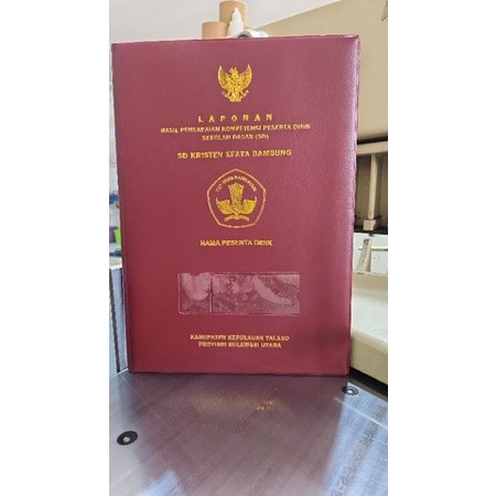 

Map rapot isi 20 Kantong