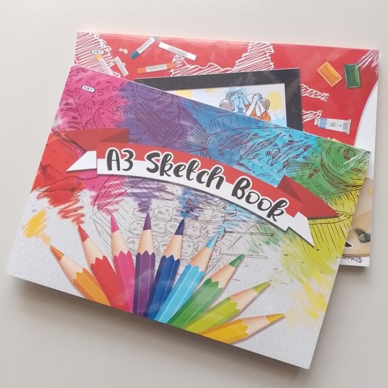 

Buku Sketsa Sketch Book Kiky A3 ( Pcs ) [ Original ]
