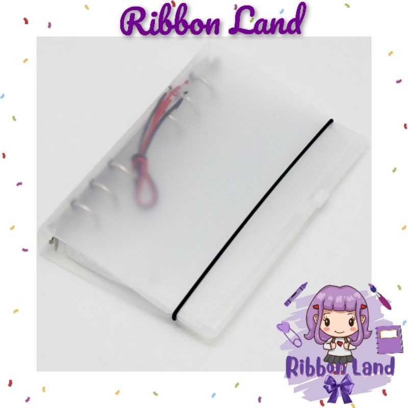 

A5 A6 Binder 6 Ring Bahan PP Frost Mika Tebal