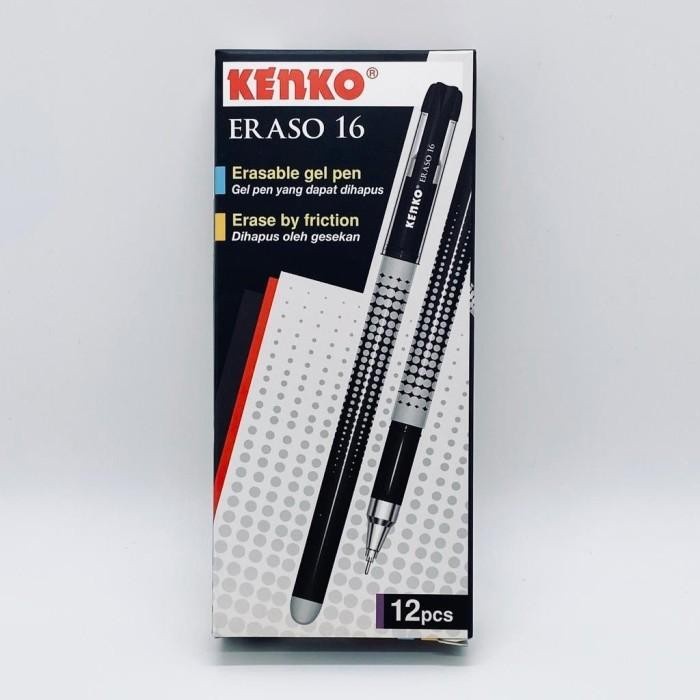 

KENKO Pulpen Gel Pen Eraso 16 BISA HAPUS (1PAK)