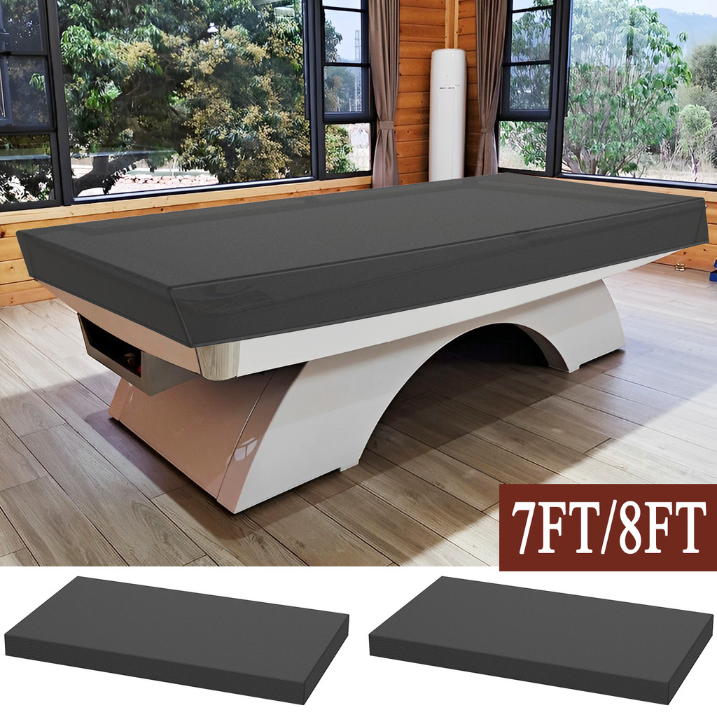 NEW Outdoor Table Cover Pool Table Protector 7/8FT Tearproof Waterproof Drawstring Billiard Table Co