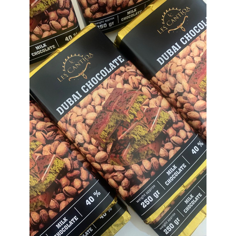 

coklat dubai kunafa pistachio lescantiqa