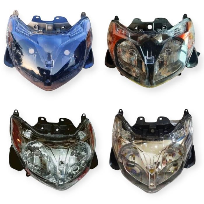 PREMIUM reflektor lampu depan xeon karbu