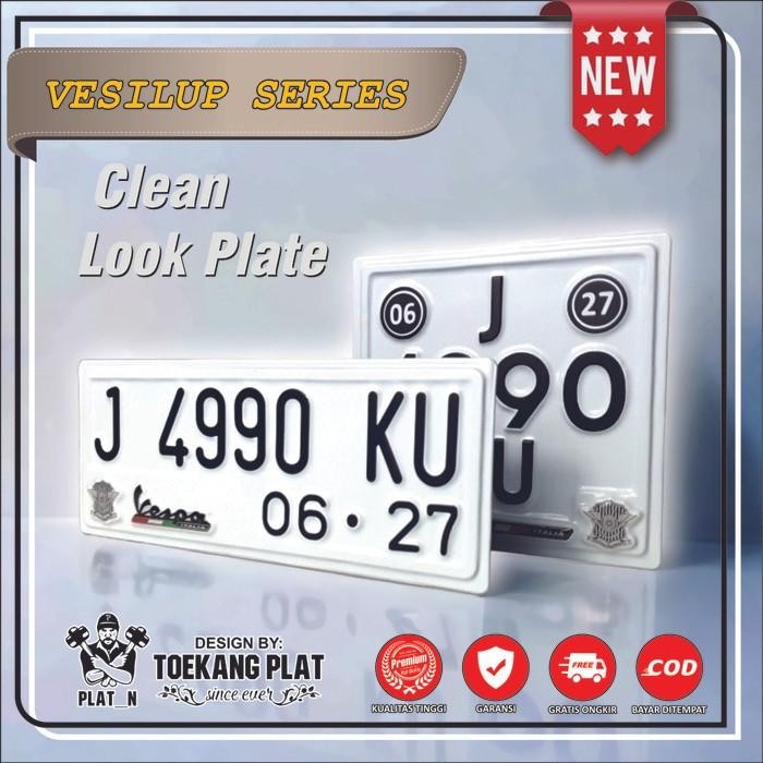 PREMIUM Plat Vespa Matic Primavera GTS Sprint S LX LXS