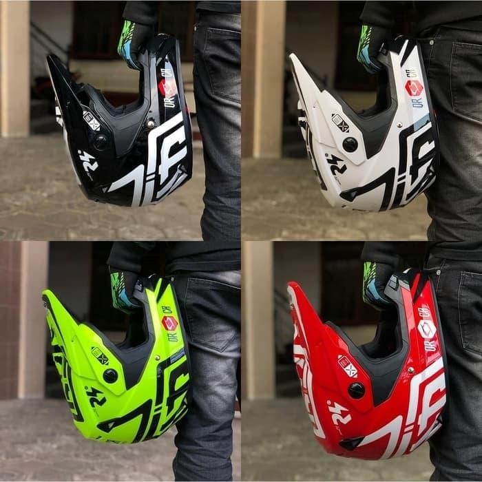 PREMIUM HELM ORCA NECTAR RSV HELMET SUPERMOTO MOTOCROSS CRF KLX DTRACKER