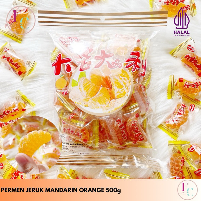 

Sajiandapur Permen Jelly Jeruk Mandarin Naraya 500G