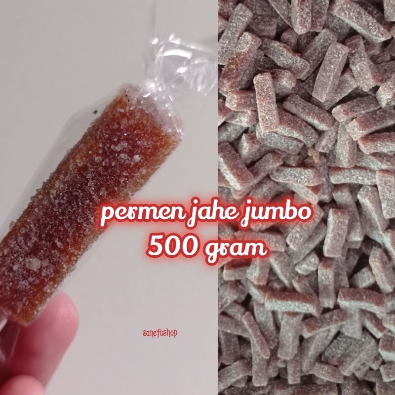 

Sajiandapur 1/2 Kg Permen Jahe Merah Jumbo/Permen Jahe Premium