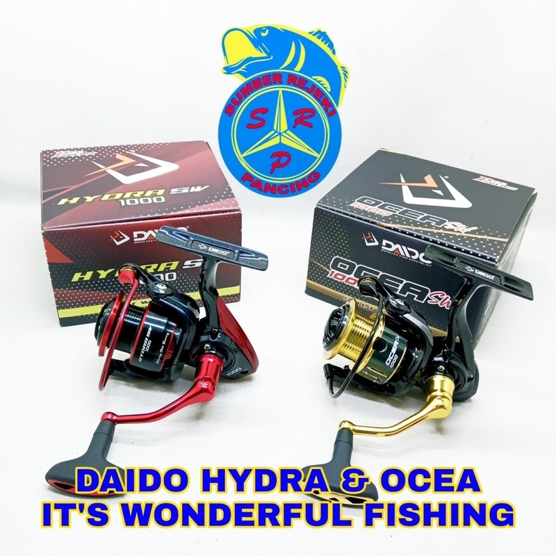 Reel Daido Hydra sw dan ocea sw 1000 2000 power handle WE