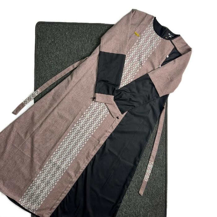 Layali- Gamis Remaja Muslimah Bahan Katun Madina / Medina Songket Mix Toyobo Premium Lembut Motif
