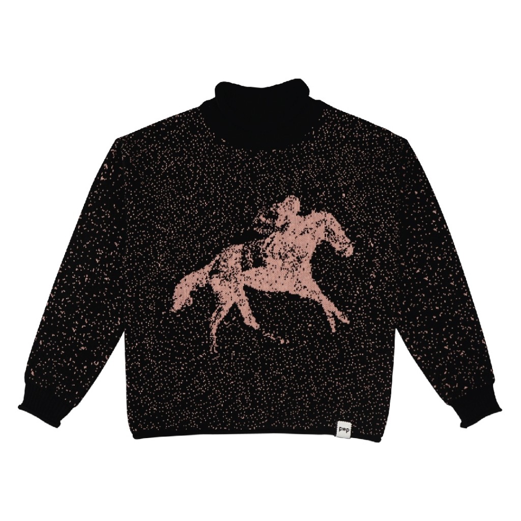 Pattero - Sweater Knit Wanita & Pria Jockey's Joy - Black