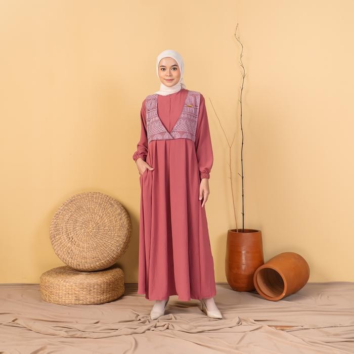 Mosya- MUSAMMA MAHESA DRESS - Airflow - Gamis Wanita Dewasa