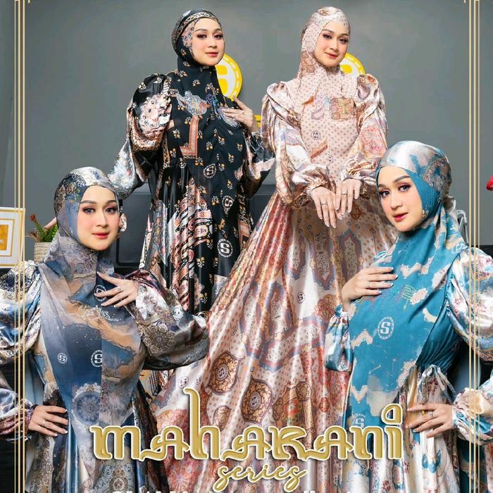 Mosya- GAMIS MAHARANI SERIES FULL SHIMMER SILKY SARKIS*
