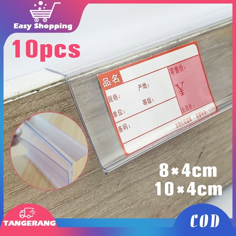 

UM1 10pcs Label Mika Tag Holder Label Holder Minimarket Tag Label