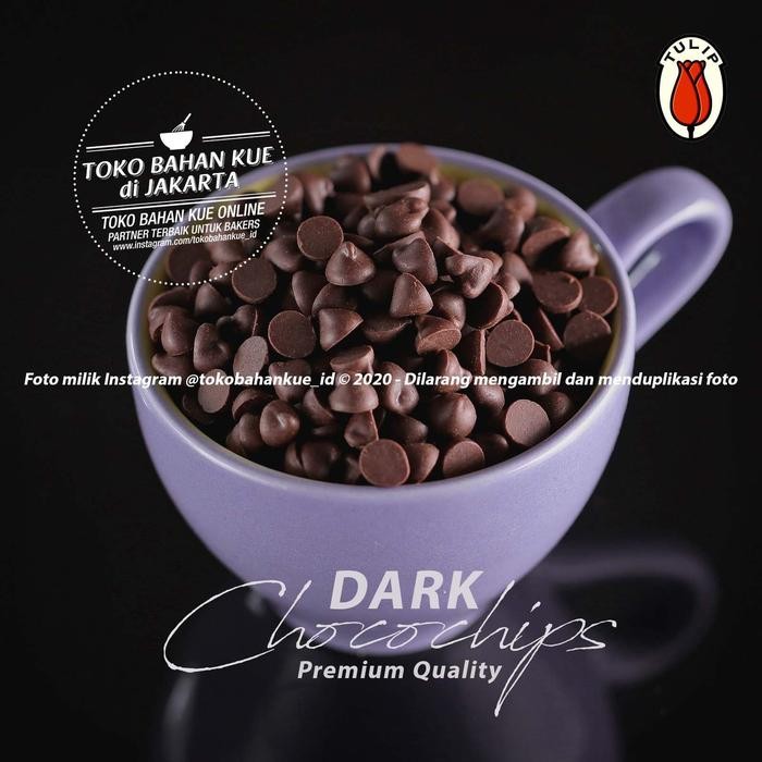 

Cokelat Chip Tulip COKLAT Chocolate 250gr Premium Choco Chips