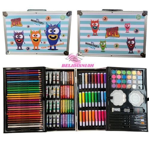 

CRAYON ART SET 145PCS / KOPER SET CRAYON MEWARNAI / ANIMAL ZOO
