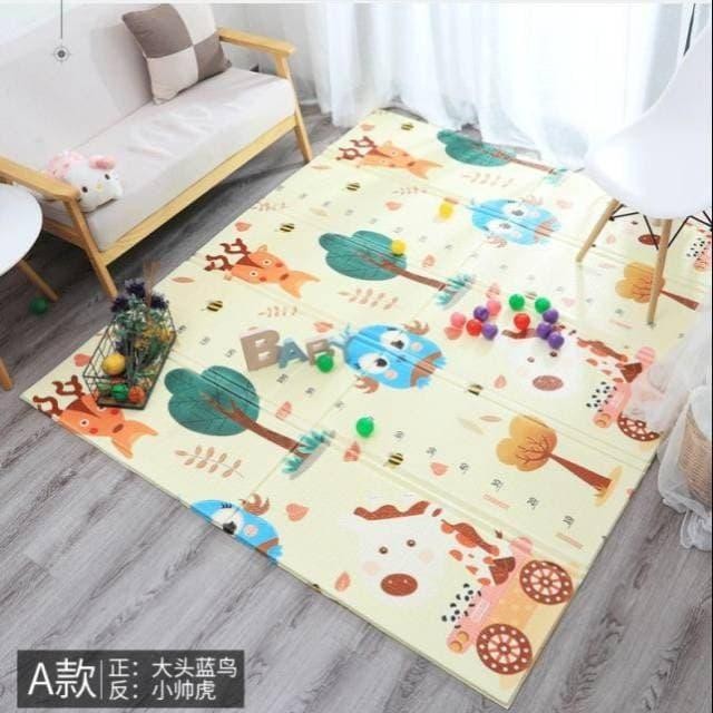 Karpet Bolak Balik Lipat Bayi / Anak / Playmat Baby / Matras Busa