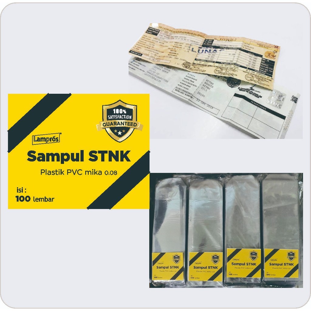 

Sampul Plastik STNK / Mika STNK / Cover STNK (100pcs)
