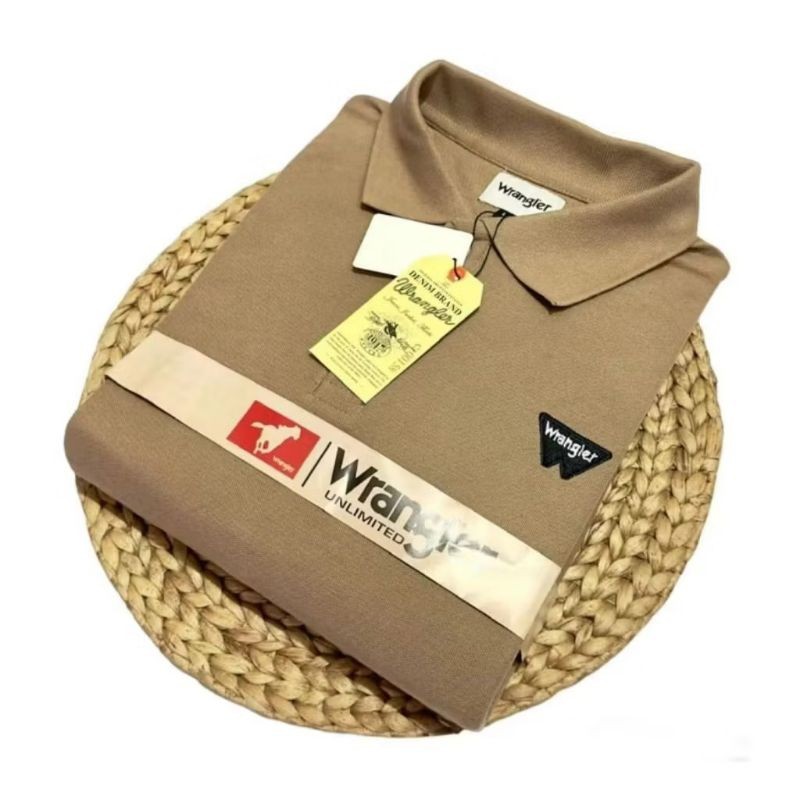Kaos kerah pria dewasa Wrangler original terbaru M L XL 2XL 3XL Polo shirt original premium terbaru