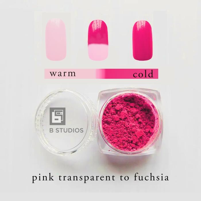 

TERLARIS Bubuk Thermochromic I Pigmen Thermal I Perubahan Warna Oleh Suhu Nail Art Aksesoris Cat