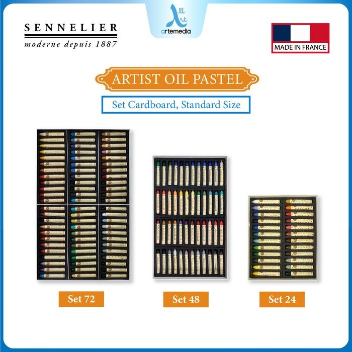 

TERLARIS Sennelier Artist Oil Pastel Color Stick Set 72 Cardboard Standard Size