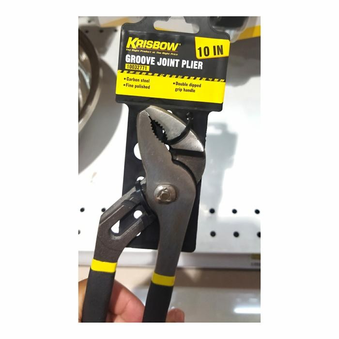 TANG BURUNG KRISBOW 8 INCH CARBON STEEL DOUBLE DIPPED GRIP HANDLE