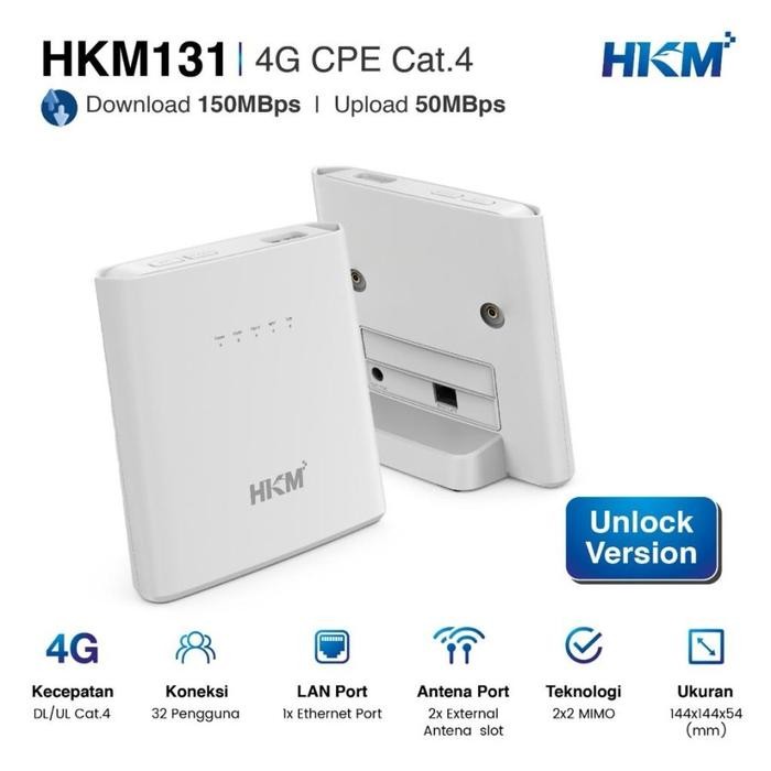 Modem Wifi 4G XL Satu Lite Family HKM N401 UNLOCK Free 170GB XL Home
