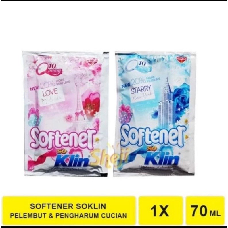 1 DUS SOFTENER SO KLIN - PEWANGI SO KLIN 65 ML JUMBO