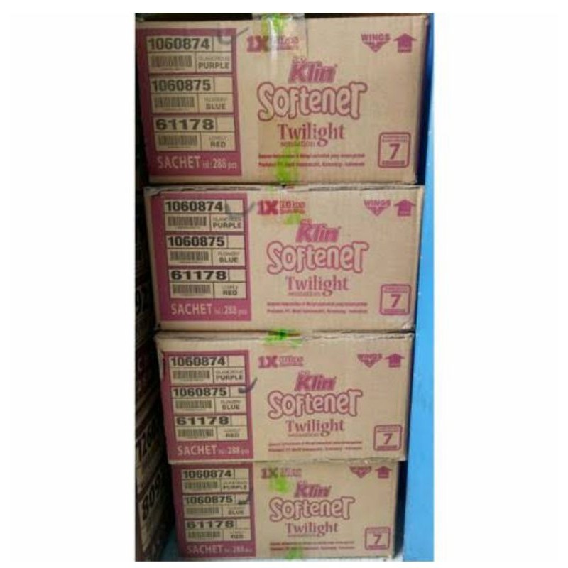 SO KLIN SOFTENER PEWANGI 1 DUS ISI 288 PCS
