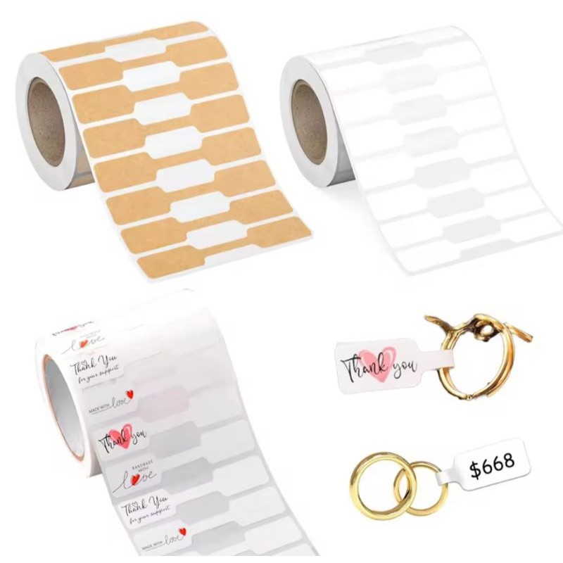 

UM1 Pcs/Roll - Tag Label Aksesoris Perhiasan