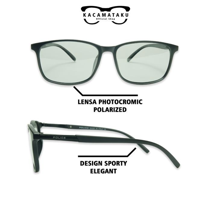 Sale Kacamata Police Photocromic Anti Uv400 / Frame Kacamata Pria Wanita Frame Kacamata Lensa