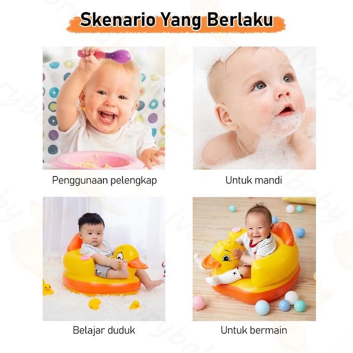 Kursi Makan Bayi Kursi Duduk Bayi Sofa Bayi Tiup Belajar Duduk