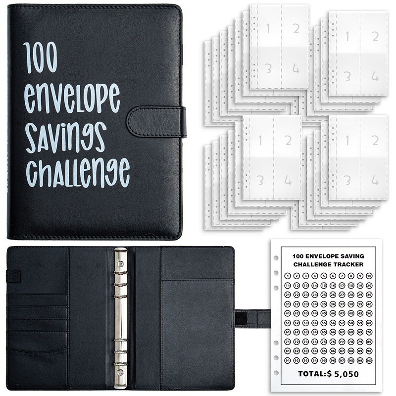 

UM1 100 Day Couple Challenge Savings Book Loose leaf Savings Book Gifts for Ramadan Eid al Fitr