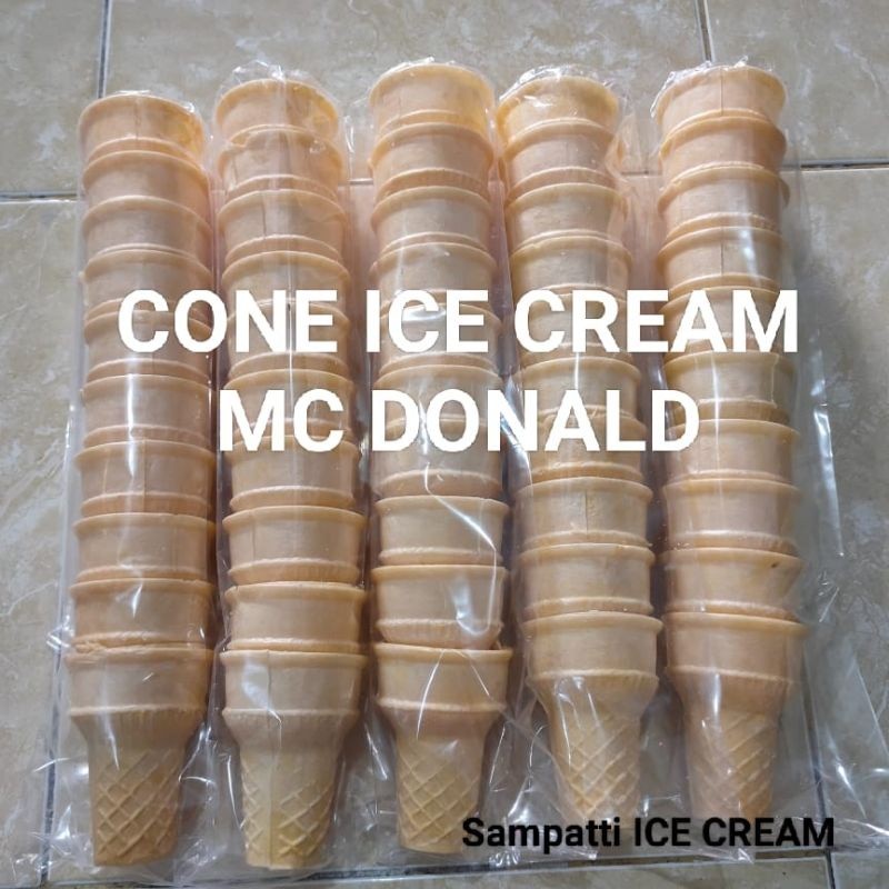 

AYOOOLLARIZSS!! 50 PCS CONE MCD/CONE ES KRIM MCD/CONE ES KRIM