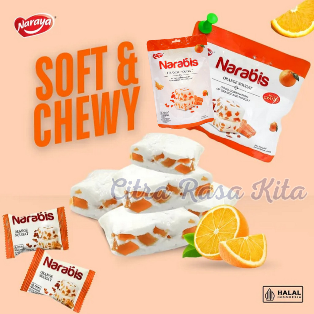 

AYOOOLLARIZSS!! Naraya Narabis Assortment Nougat Crisp Halal 200gr
