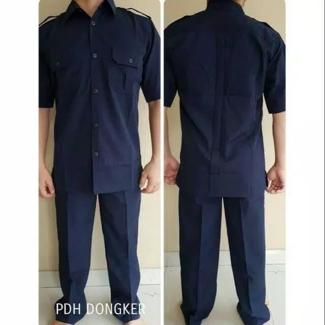 Ready Baju Seragam Pemda Dinas Pns Pdh Pria Biru Dongker Termurah