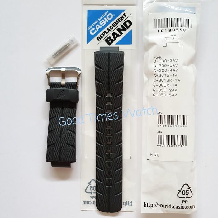 Spesial Strap G-Shock G-300 / G-301B / G-306X / G-350 / Casio Original