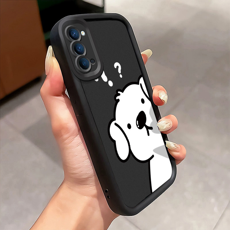 Casing Hp Untuk OPPO Reno 4 4G Reno4 Reno 4 5G A94 F19 Pro Reno 5F Reno 5 Lite Case Casing Kucing ba