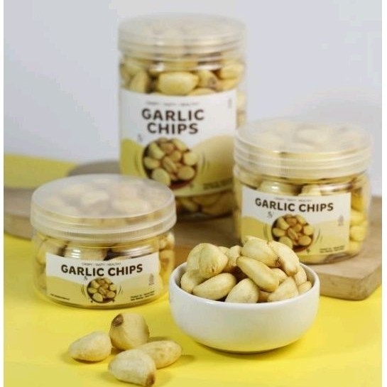 

Dapur Joglo Xpresstemilstore Keripik Bawang Putih Garlic Chips 300Ml 400Ml 750Ml Kemasan Pouch